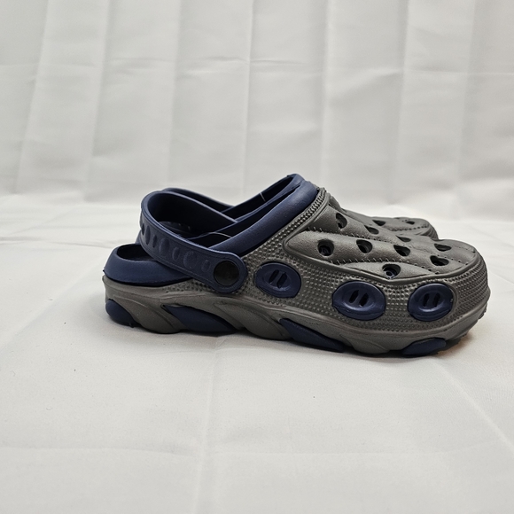 NWT, Men's Clogs 2 Tone Gray Blue Size 7-12 - Picture 7 of 13